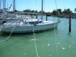 Wilma tie up at dock in miami