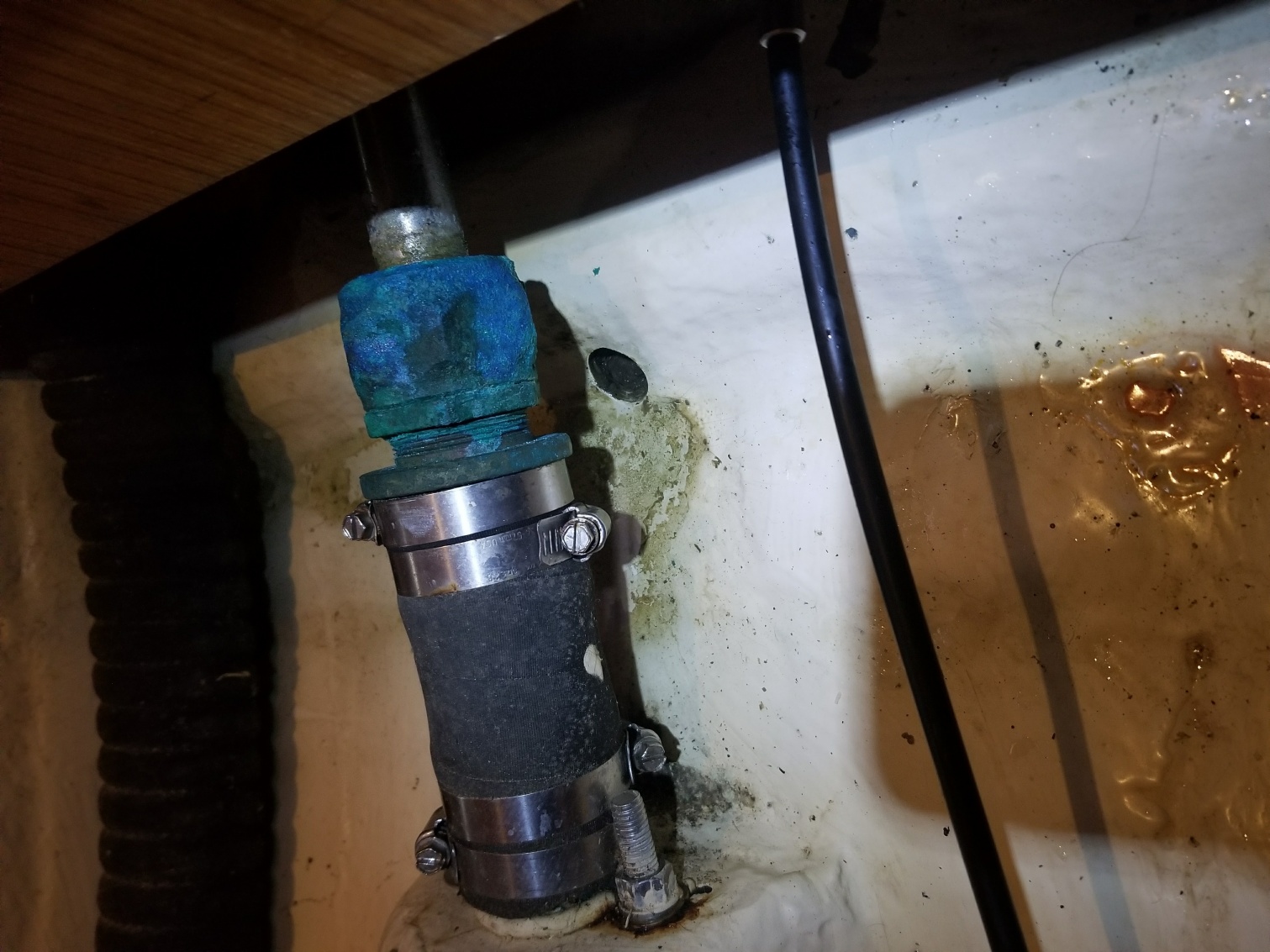 Leak Around Drive Shaft - How Bad Is This? - Cruisers & Sailing Forums