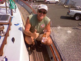 Click image for larger version

Name:	CB Smiling After Deck Seam Work.jpg
Views:	341
Size:	111.4 KB
ID:	2569