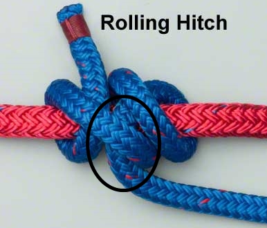 Rolling Hitch - How to tie a Rolling Hitch