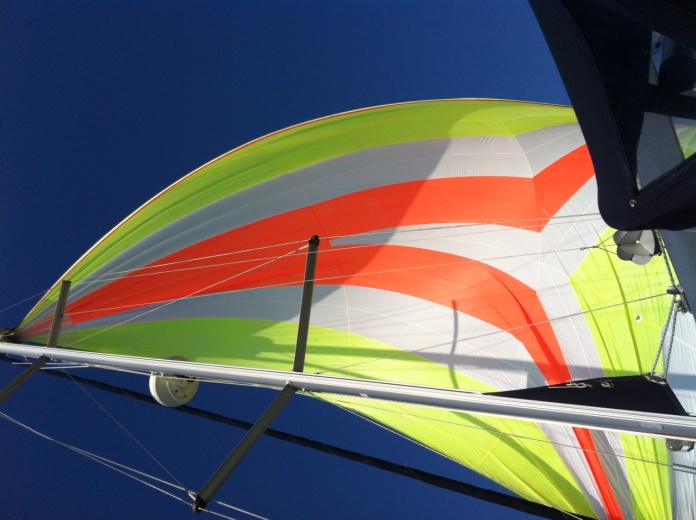 Bonaroo cruising spinnaker  (Can't rotate it here?)