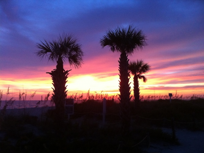 Sunset over Englewood Beach, Florida