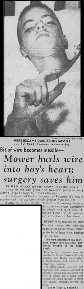 14 MAY 1959 Birmingham, Alabama. Article from Friday 15 May 1959.