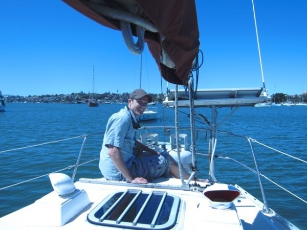 Looking aft from cockpit