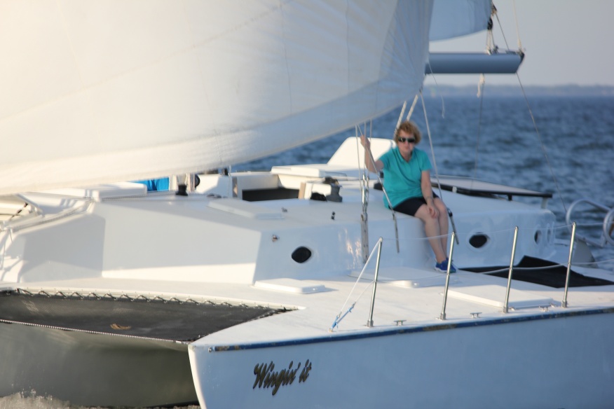 Gently sailing in the Gulf of Mexico