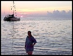 Sunset over Jacks Bay, Exumas.