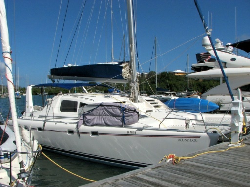 Hound Dog at Red Hook American Yacht Harbor