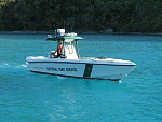 Park Ranger in Maho Bay, St. John