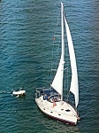 Aerial shot of Midnight Sun II