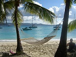 White Bay, Jost Van Dyke hammock.