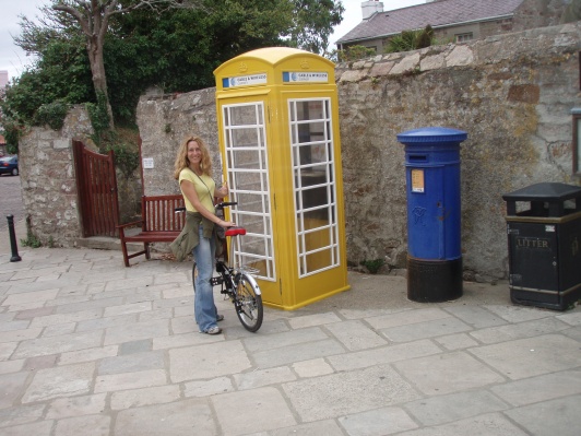 Cycling around Alderney in the Channel Islands