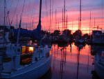 Sunset at Berkeley Marina