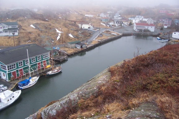 The Quidi Vidi Harbour in New Foundland