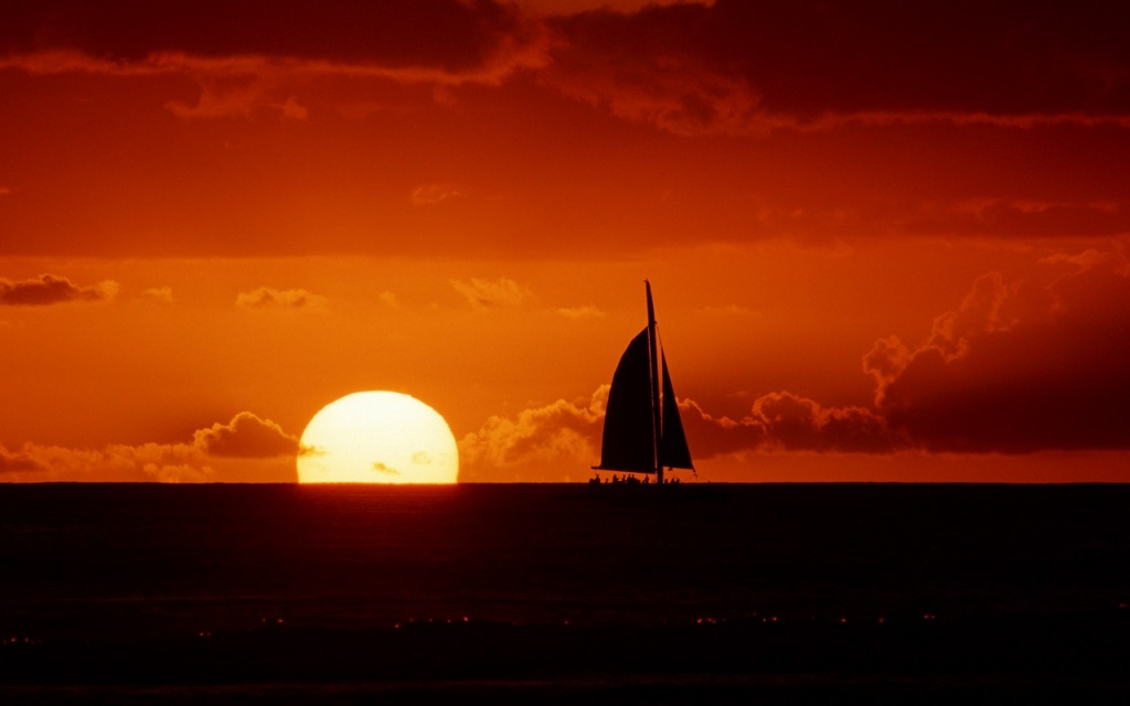 sailboat free sunset hd 101062