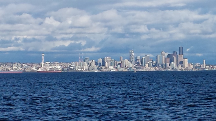 Seattle skyline in the sunlight!