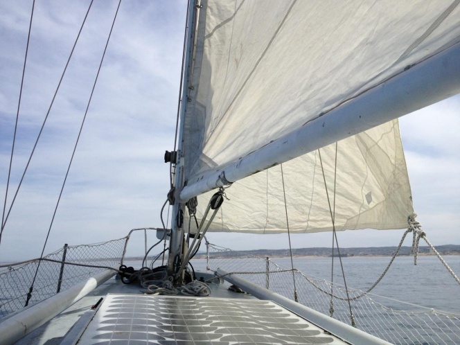 The Senta - 28ft Colvic Sea Rover - Sailing Monterey Bay