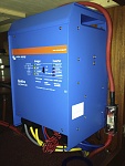 Victron Quatro 4000 inverter unit fitted