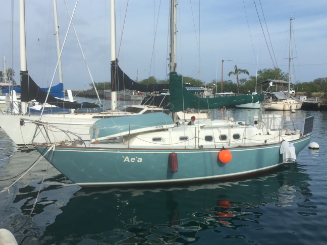 'Ae'a in her new slip.