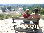 High on Muskegon dunes