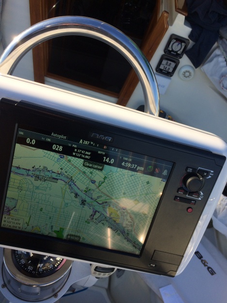2016 new B and G chartplotter and instruments and radar