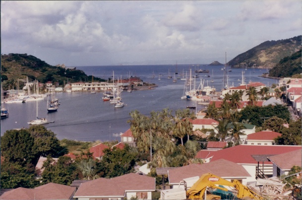 Libertad at anchor Gustavia, St Bart
