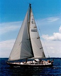 s/v Mary Sunshine, a 1983 Hinckley Sou'wester 59, no. 3 in a series still built today though with a different keel, an american traditional stiff and...