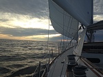 Sailing across the Gulf of Maine to Canada