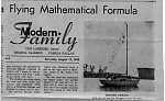 The date on the article is August 17, 1963. Location was Ventura Harbor which was 2 months old. The owner took delivery in January 1963 and sailed it...