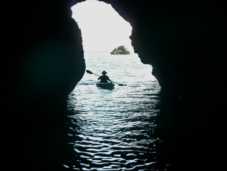 Cave on Santa Cruz Island, Scorpion Anchorage.