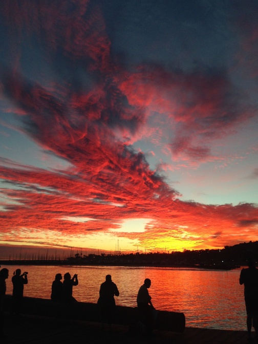 Santa Barbara sunset.