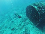 Snorkeling at a shipwreck