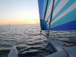 Kelly sail in Keys 2012