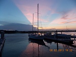 A nice sunset on the rigging in St. Augustine, Florida.