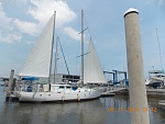 Just hanging a few sails to see what fits where.