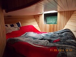 The V berth is our home away from home.