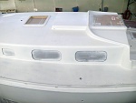 Luna Blu Primed Cabintop and port side 5 19 17