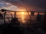 Nothing like a sunset on the boat near Brisbane