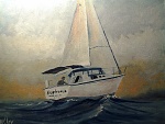 Dads Painting of my boat