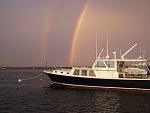 Provincetown, MA double rainbow