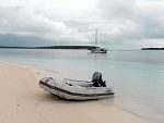 A quiet anchorage somewhere in the Bahamas.