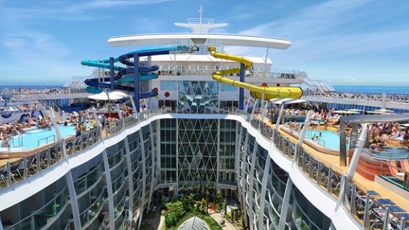 Harmony of the Seas I went on this year. This is  a picture of the watersides. Find my review here https://www.traveldiscountsinfo.com/a-look-inside-harmony-of-the-seas/