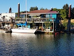 08-31-2018 My floating home and a Catalina 25 on Hayden Island (Portland OR)