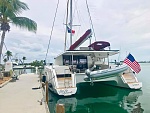 Safely at the destination of her maiden voyage - Boca Chica Marina!