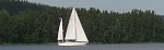 Sailing at Lake Pijnne, Finland