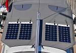 4x110W SunPower flex panels aboard a Beneteau