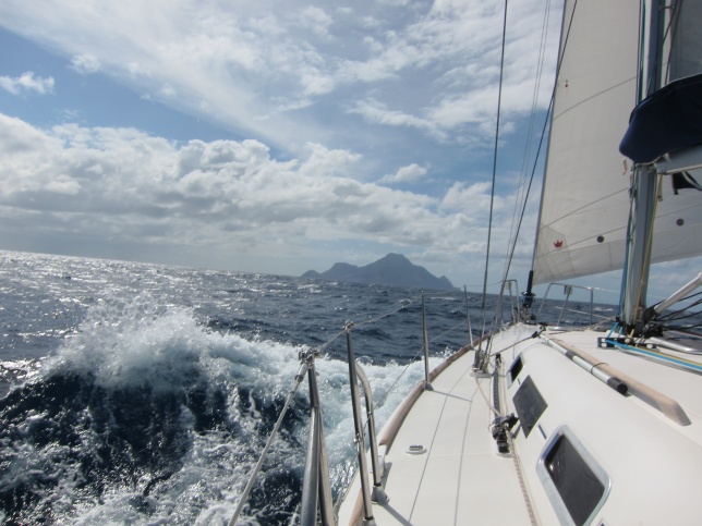 approaching Saba