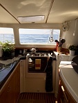 The Galley looking forward to the bow