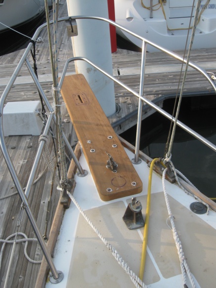 bowsprit almost done...whew