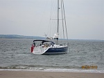 Off Hilbre Island on the Dee Esturary