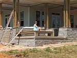 21e. 2006 Monroe hse lower porch under construction w/ Debbie Monroe